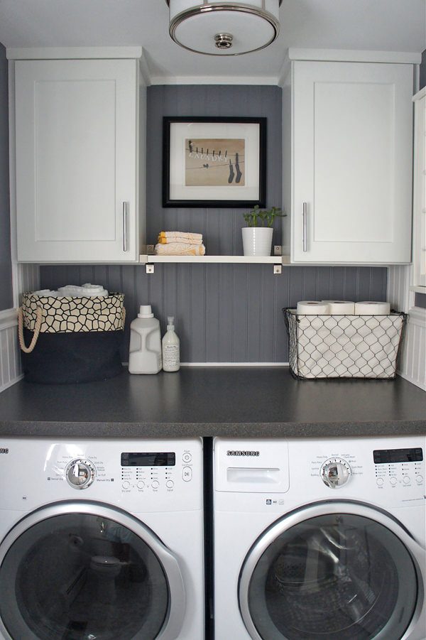 small laundry room