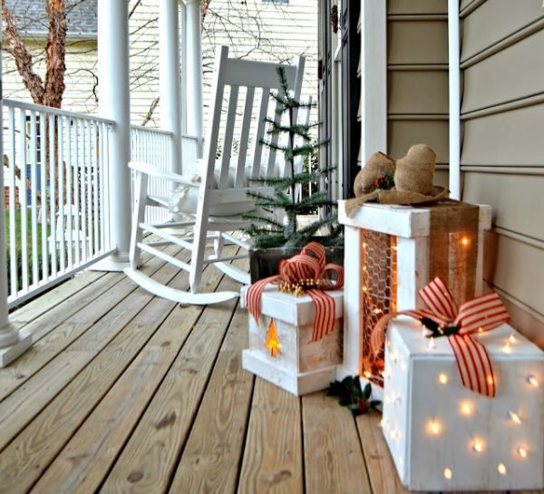 wooden outdoor christmas decorations 