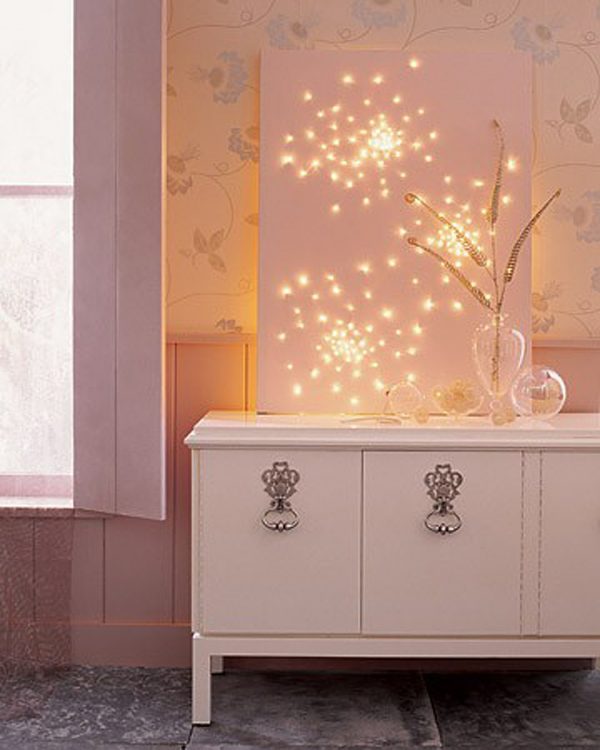 Affordable home decor : Christmas lights and decorations
