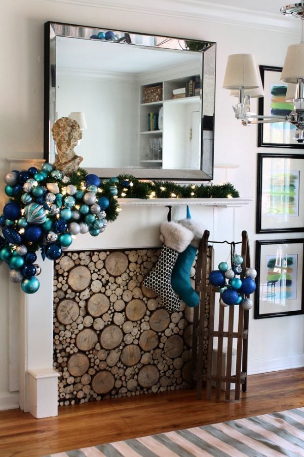 mantel christmas decorating ideas 