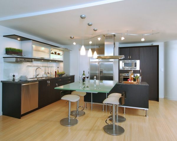 glass top tables for kitchen 