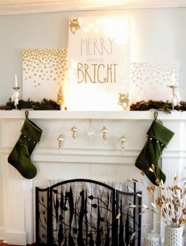 christmas mantel decoration