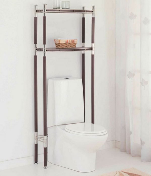 over the toilet shelving unit