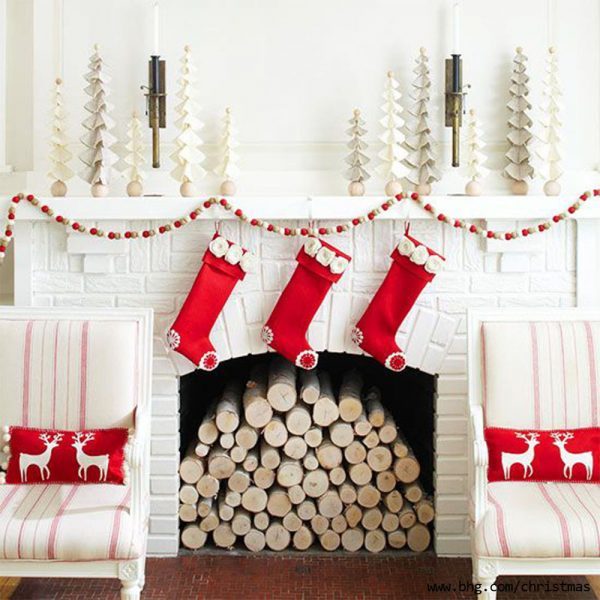 decorating mantels for christmas 