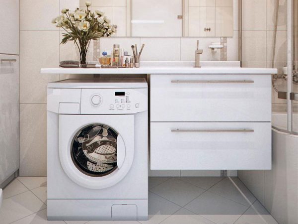 small space laundry room 