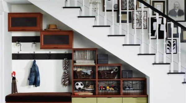 ideas of how to use space under staircase