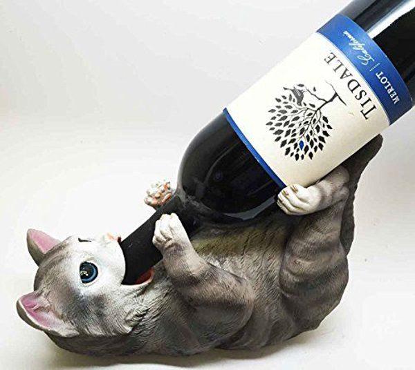 cat wine bottle holder
