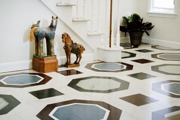 painted wooden floors 