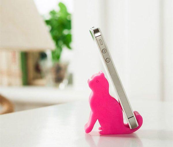 cat phone stand