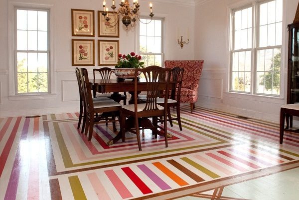 painted floor designs 