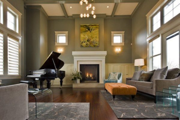living room grand piano