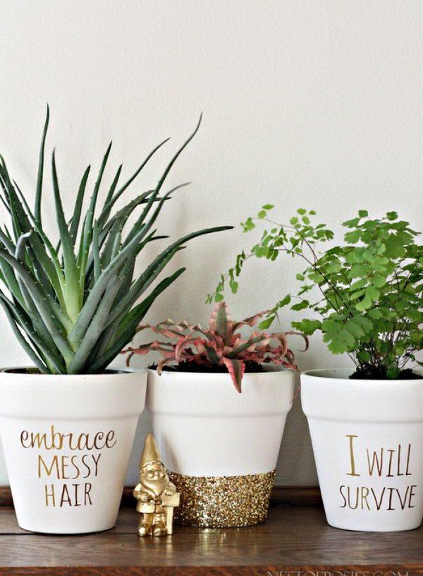 decorating flower pots ideas 