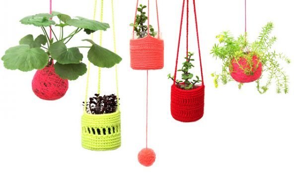 crochet plant hanger 