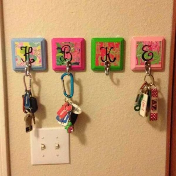 cool key holder for wall 