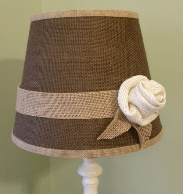 home decor with burlap 