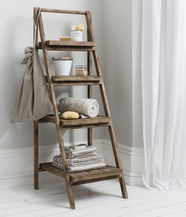 diy ways to reuse an old ladder 12