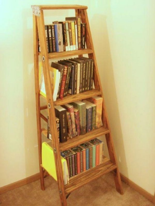 diy ways to reuse an old ladder 5