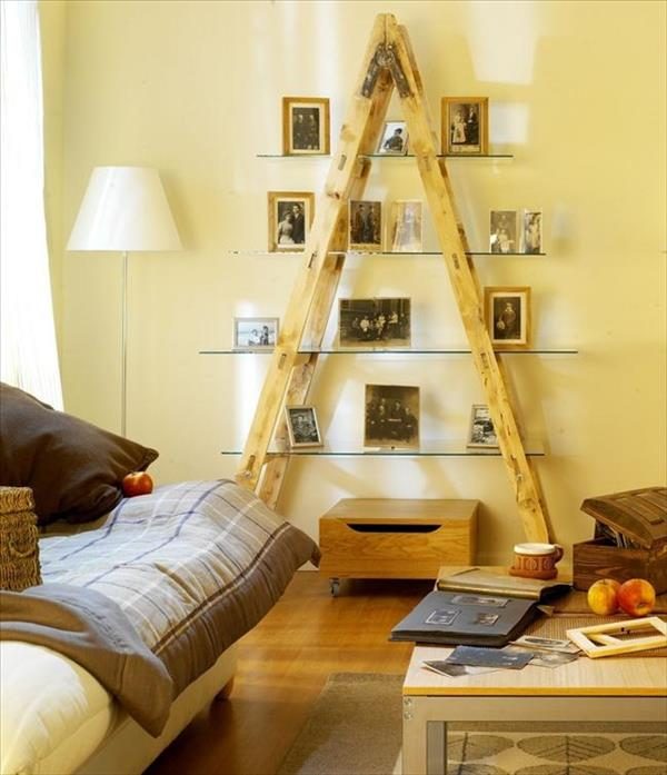 diy-ladder-living-room-ideas