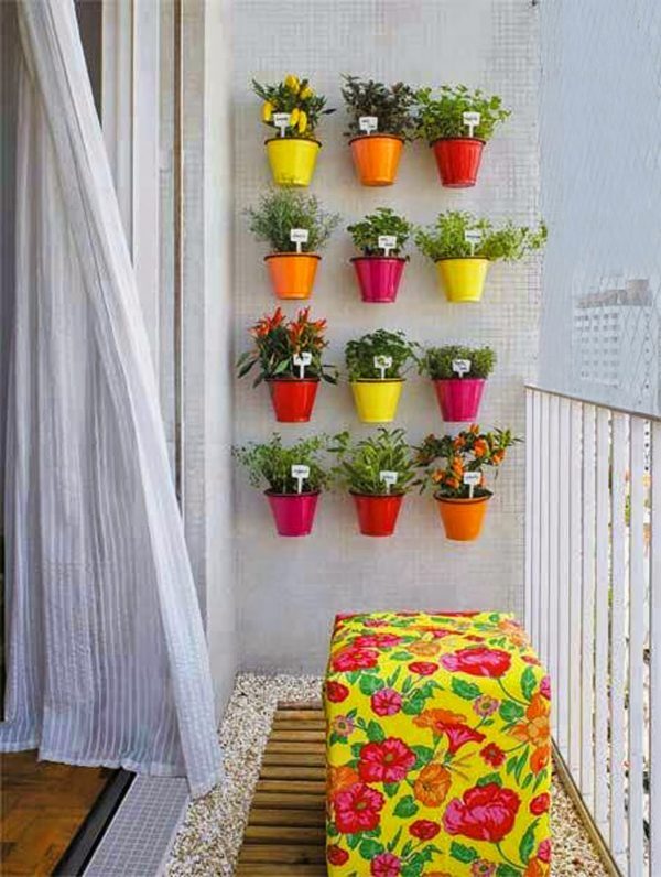 homemade vertical garden 