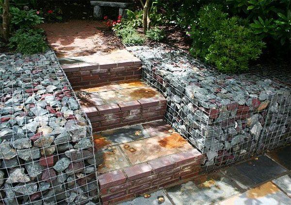 gabion stairs 