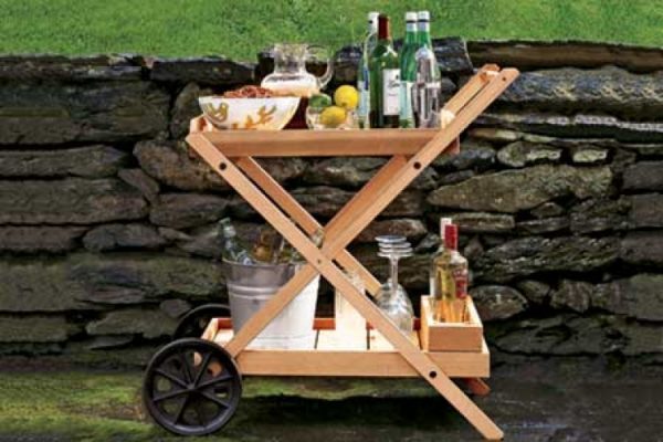 diy bar cart 