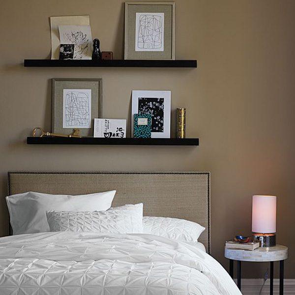 floating bedroom shelves