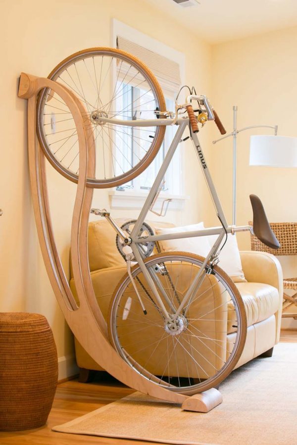 living room bike rack 