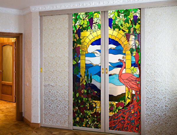 stained glass interior doors 