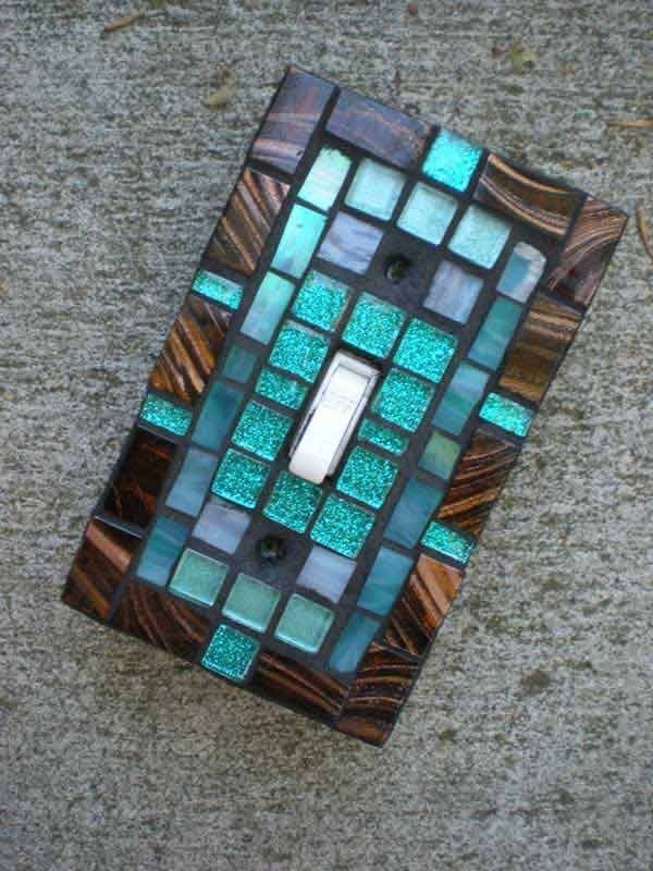 mosaic light switch cover