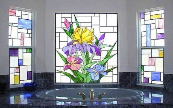 stained glass window painting 