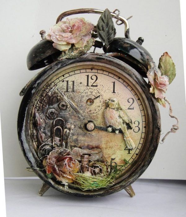 Old fashioned alarm clock for Diy home decor inspiration