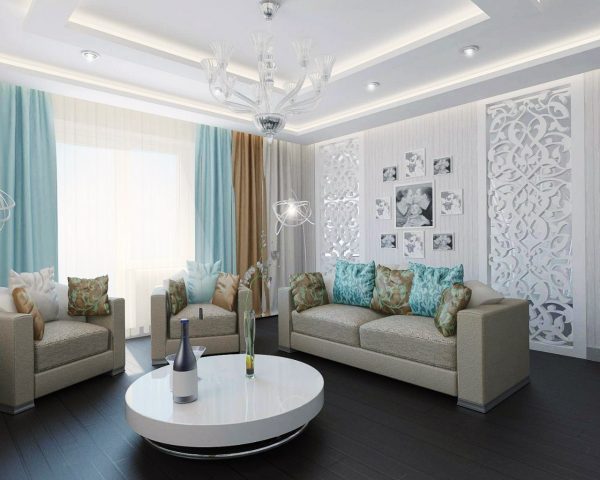 brown-and-blue-living-room