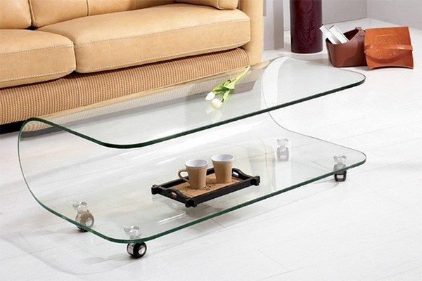 Practical Furniture – Coffee Table With Wheels