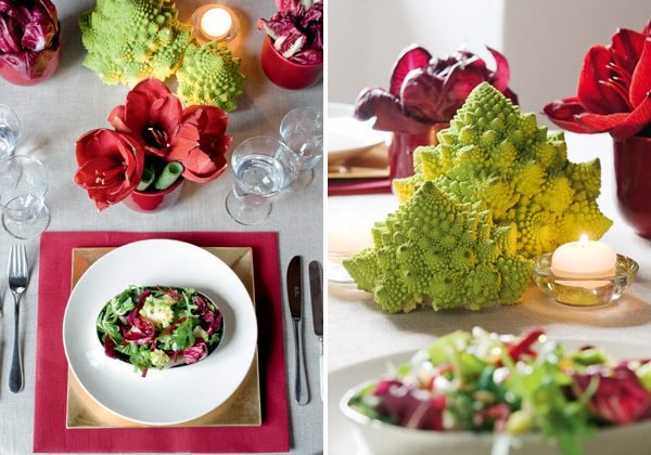 how to decorate vegetables