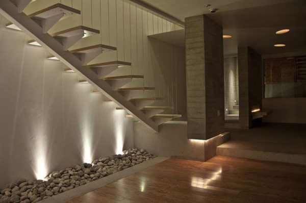Modern stair lighting