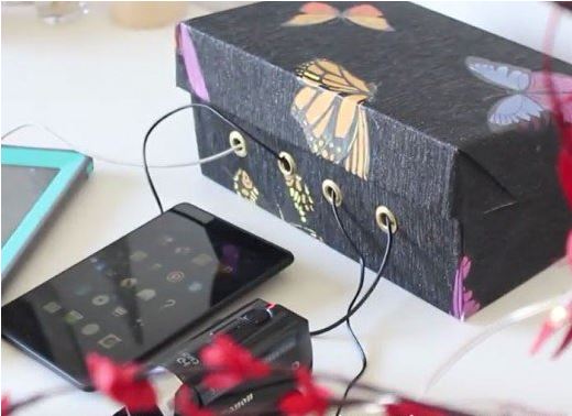 Charging Station from a shoe box