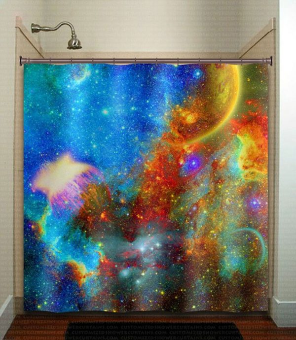 galaxy bathroom decor 