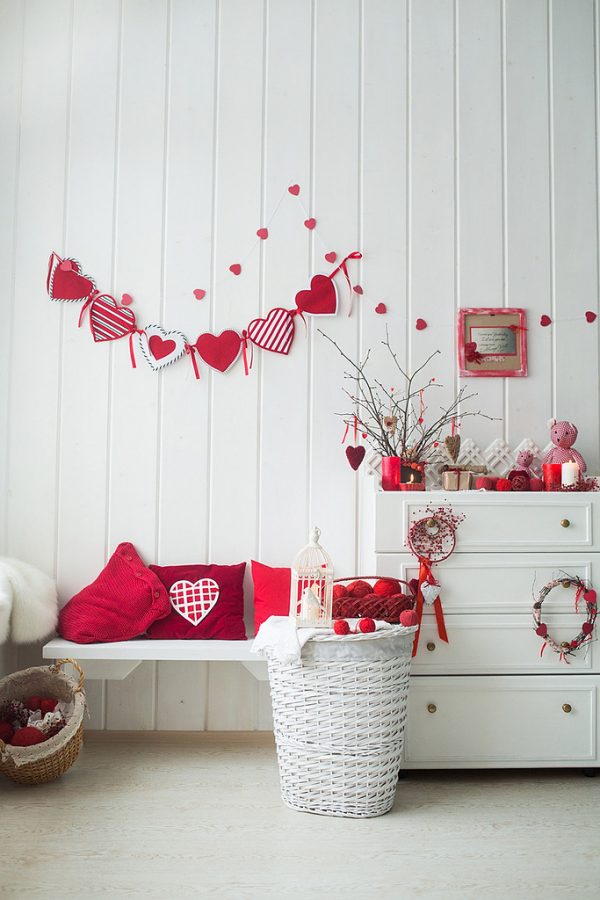 Valentine's day room decorating ideas