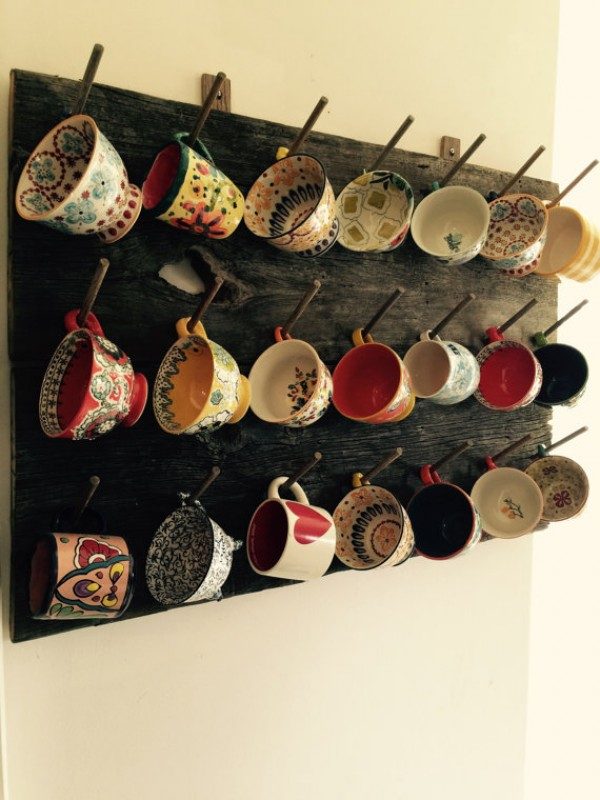 wall hanging cup holders