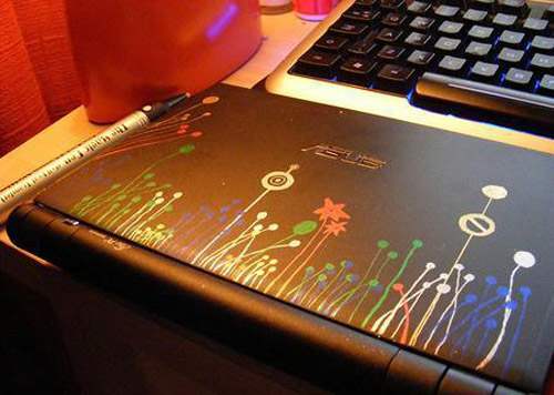 Diy laptop decor 1