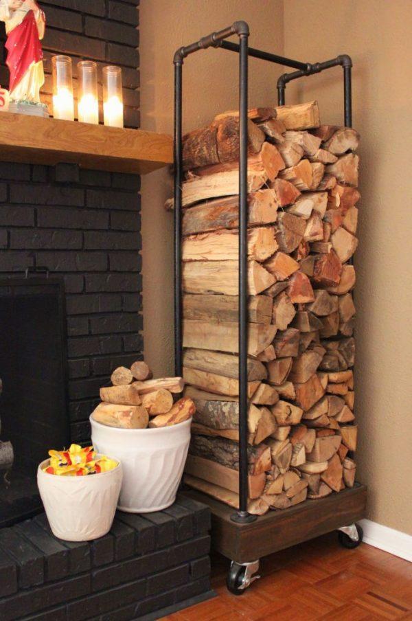 wood storage rack ideas