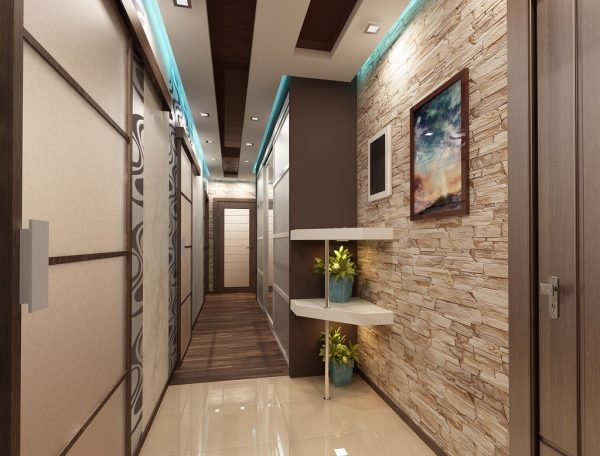 modern hallway lighting