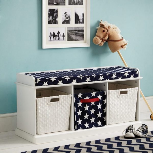 storage bench with cushion