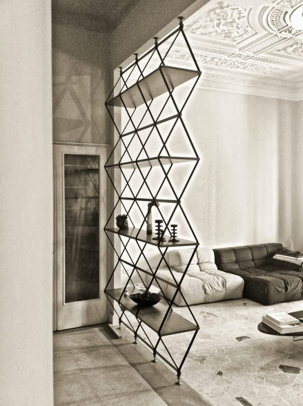 geometric room divider 