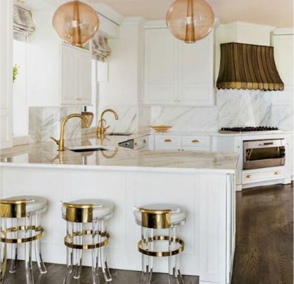 Refresh Your Kitchen With Brass Accents