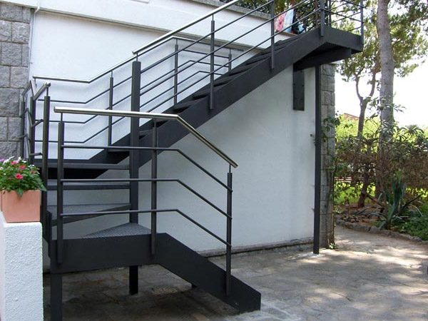 metal staircase outdoor 
