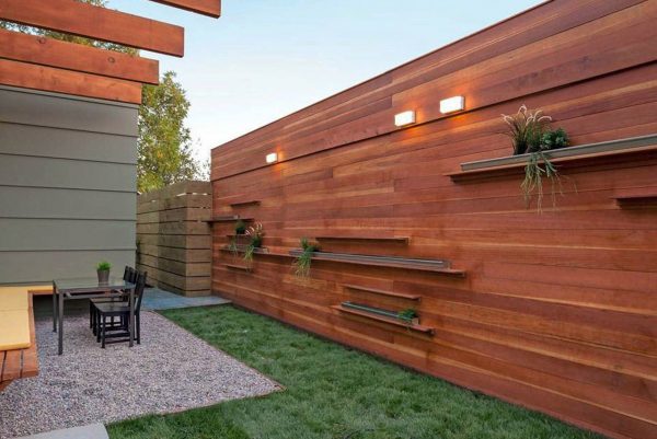 privacy wood fence styles