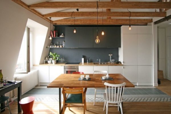 loft style kitchen