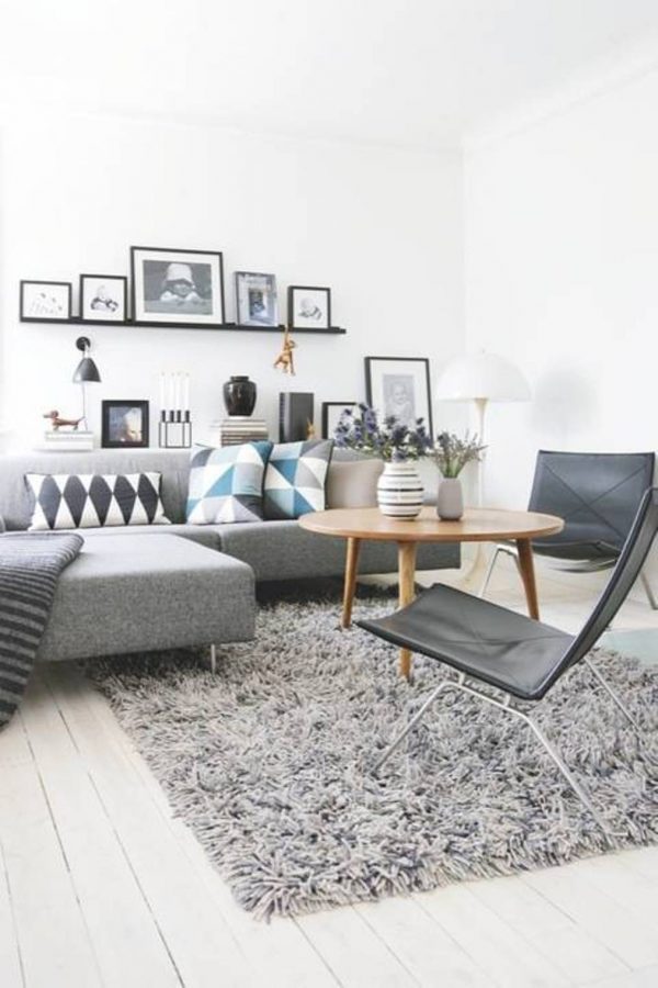 small grey corner sofa
