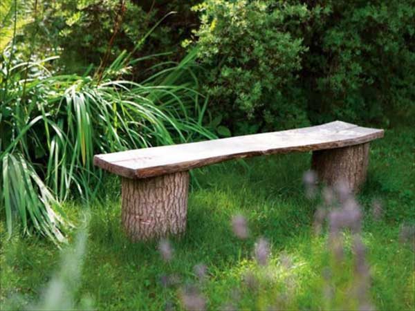 simple garden bench design
